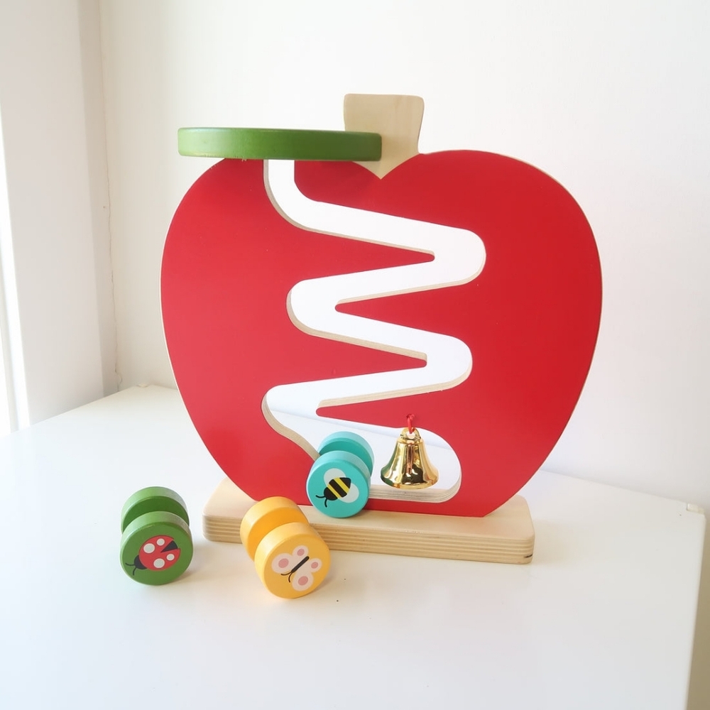 Petit Collage Wooden Apple Racer